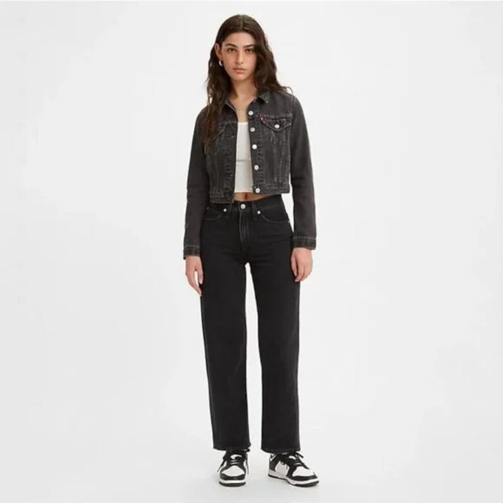 Levi's Charcoal Boyfriend Jeans